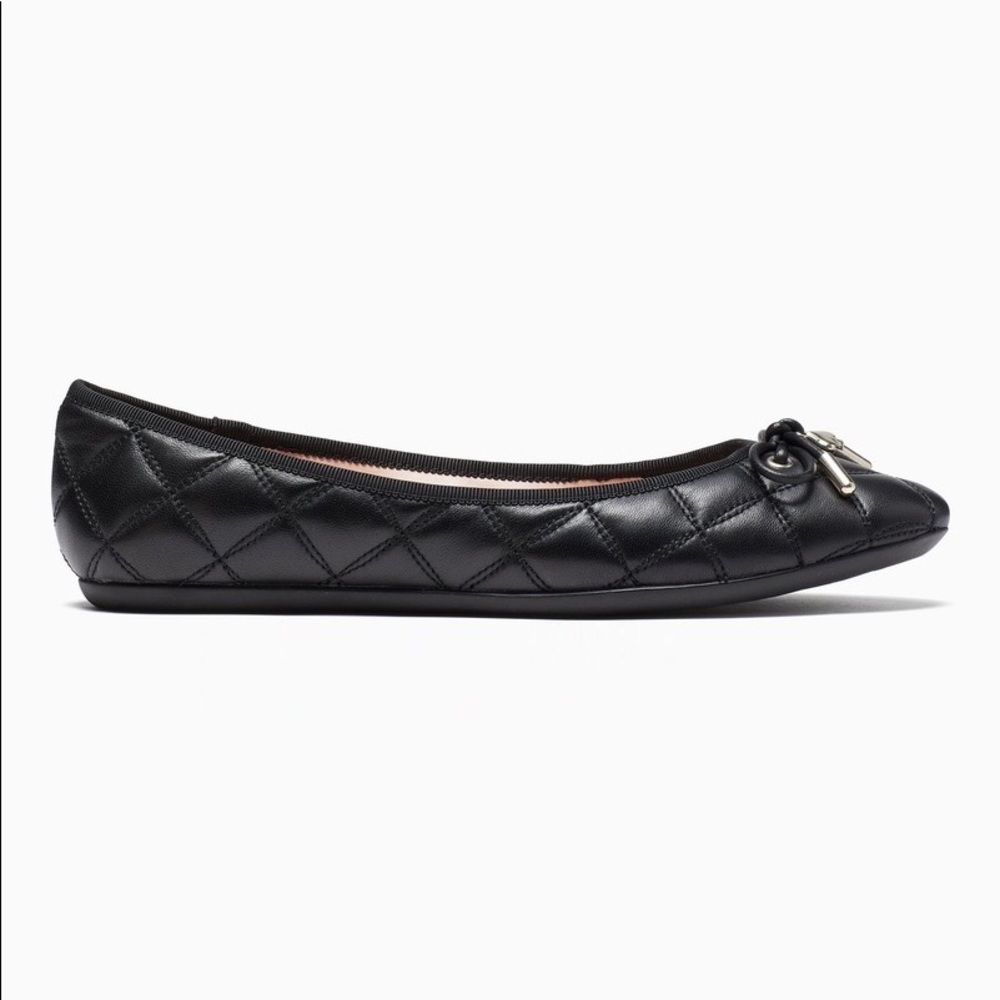 Kate Spade Pauline quilted flats. Size 8 1/2.